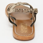 Sandales Bonaly - Beige Serpent