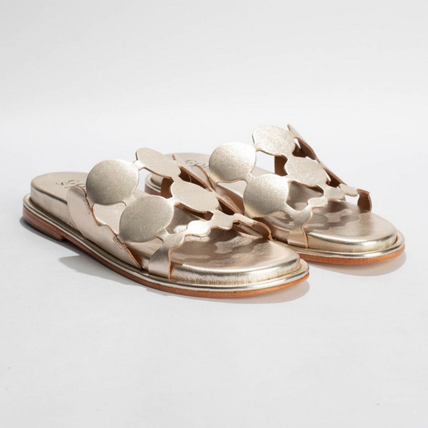 Sandales Miel - Doré