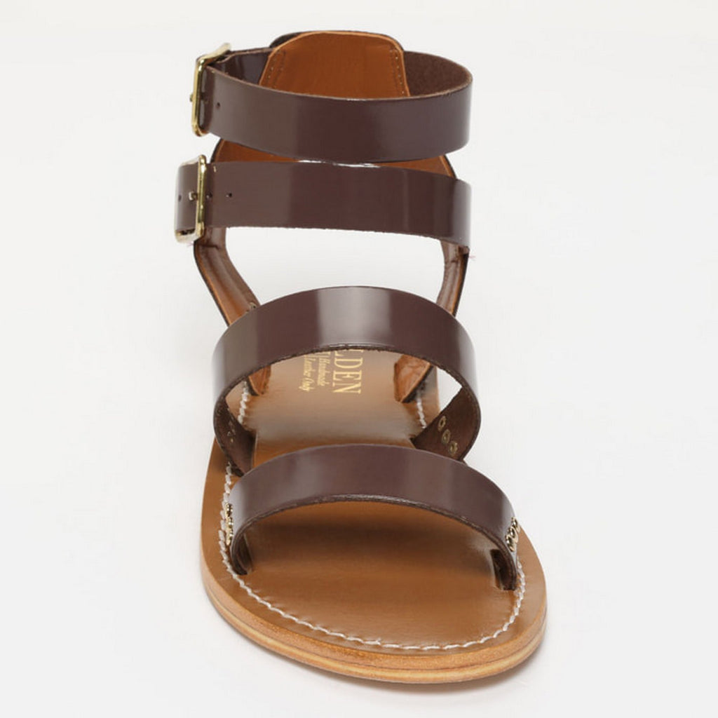 Sandales Niolon - Châtaigne Vernis