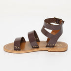 Sandales Niolon - Châtaigne Vernis