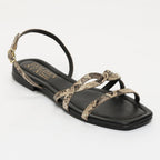 Sandales Kiri - Beige Serpent