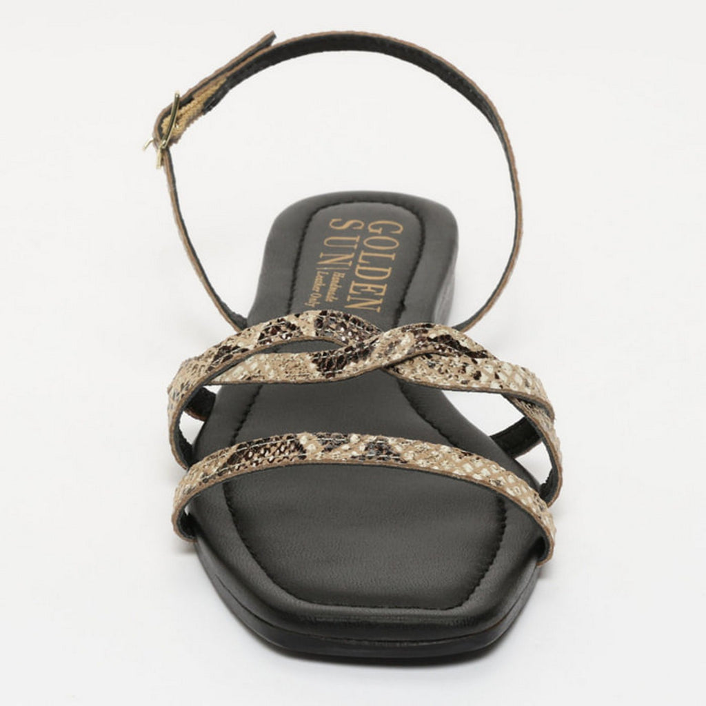 Sandales Kiri - Beige Serpent