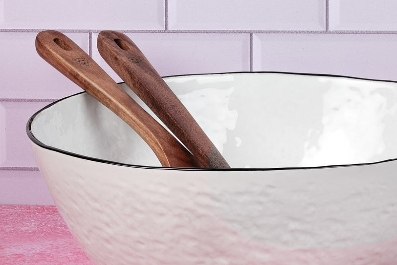 Saladier Pure - 2 Pièces - Blanc Neige