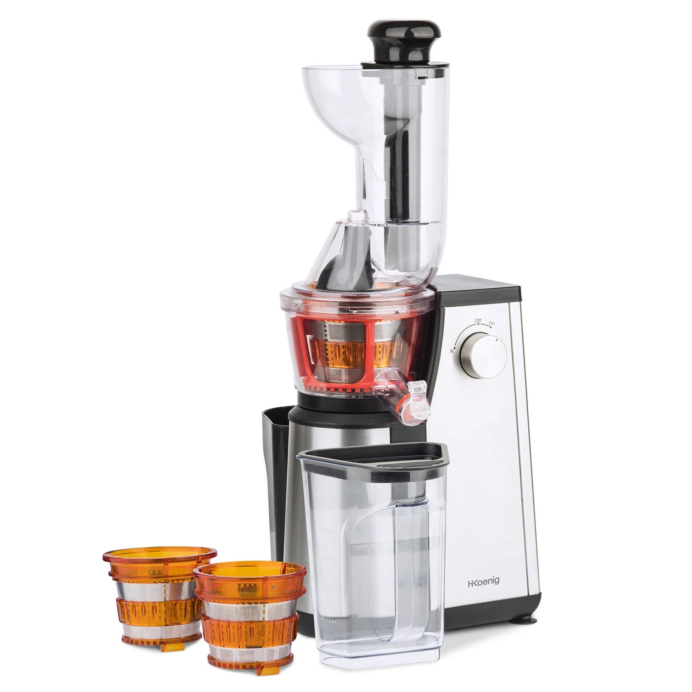 Vertical Juice Extractor Lower Rotation Vitamin + - Black/Stainless Steel