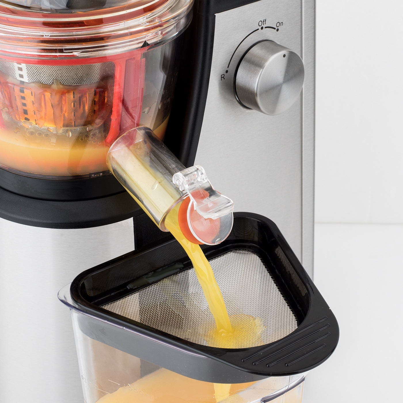 Vertical Juice Extractor Lower Rotation Vitamin + - Black/Stainless Steel