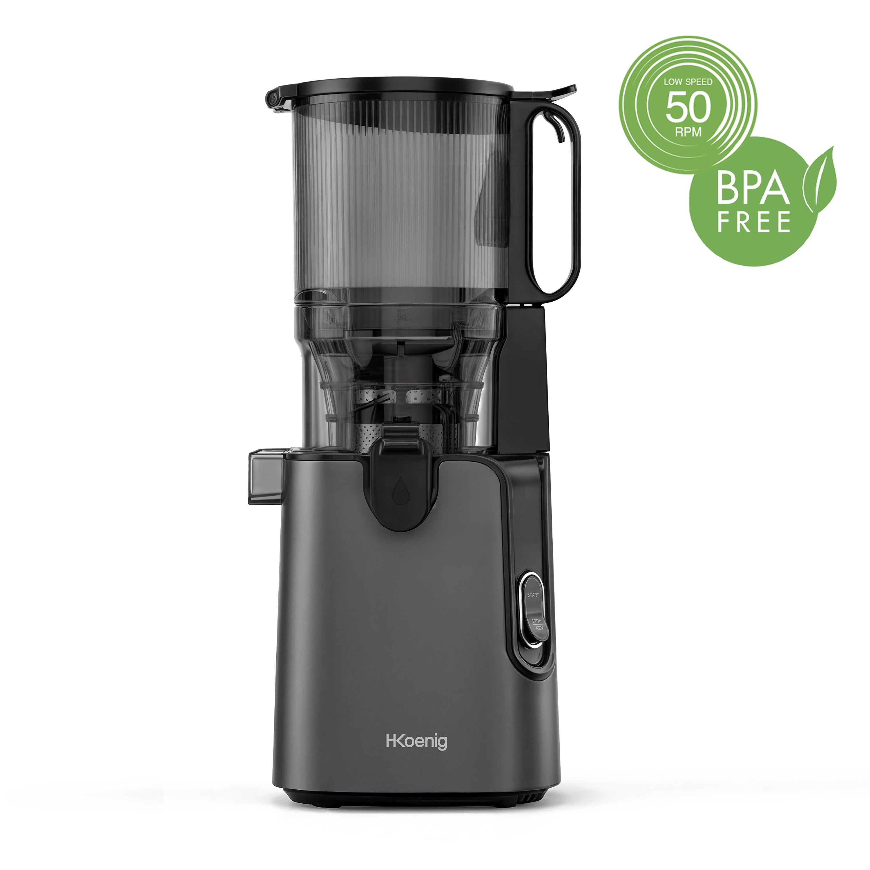 Slow Juicer - Wide Opening - Black