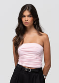 Top Bandeau Noa Ruched - Baby Pink