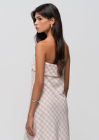 Robe Alba Strapless Organic Cotton Maxi