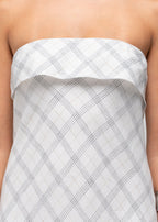 Robe Alba Strapless Linen Maxi