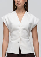 Gilet Nolla Adjustable - Off-White