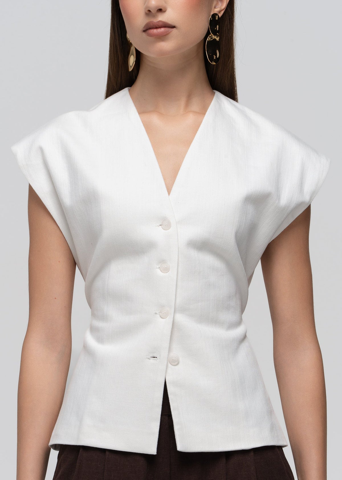 Gilet Nolla Adjustable - Off-White