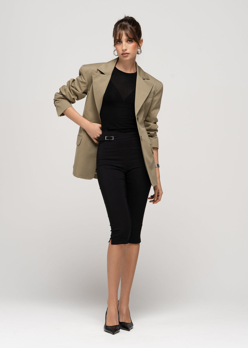 Cintura Sienna Belted Capri
