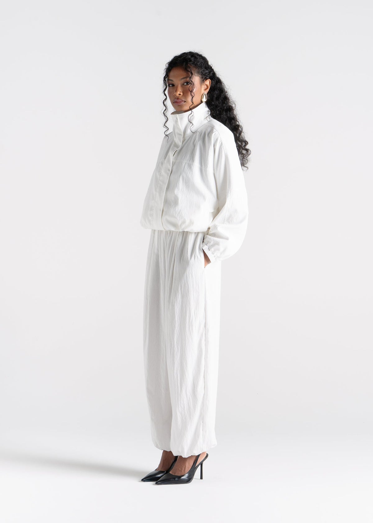 Coupe-Vent Carter High Neck – Ivory