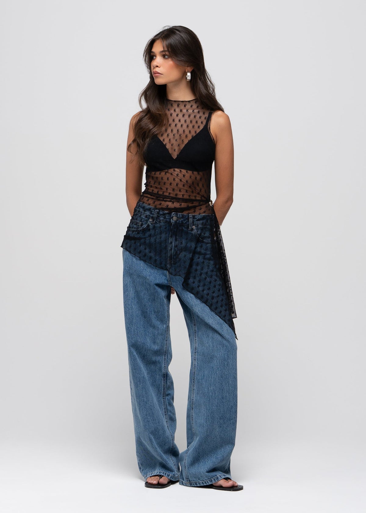 Top Notte Sheer Lace With