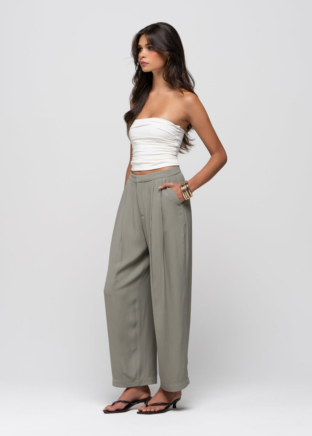 Pantalon Jade Balloon Mid-Waist