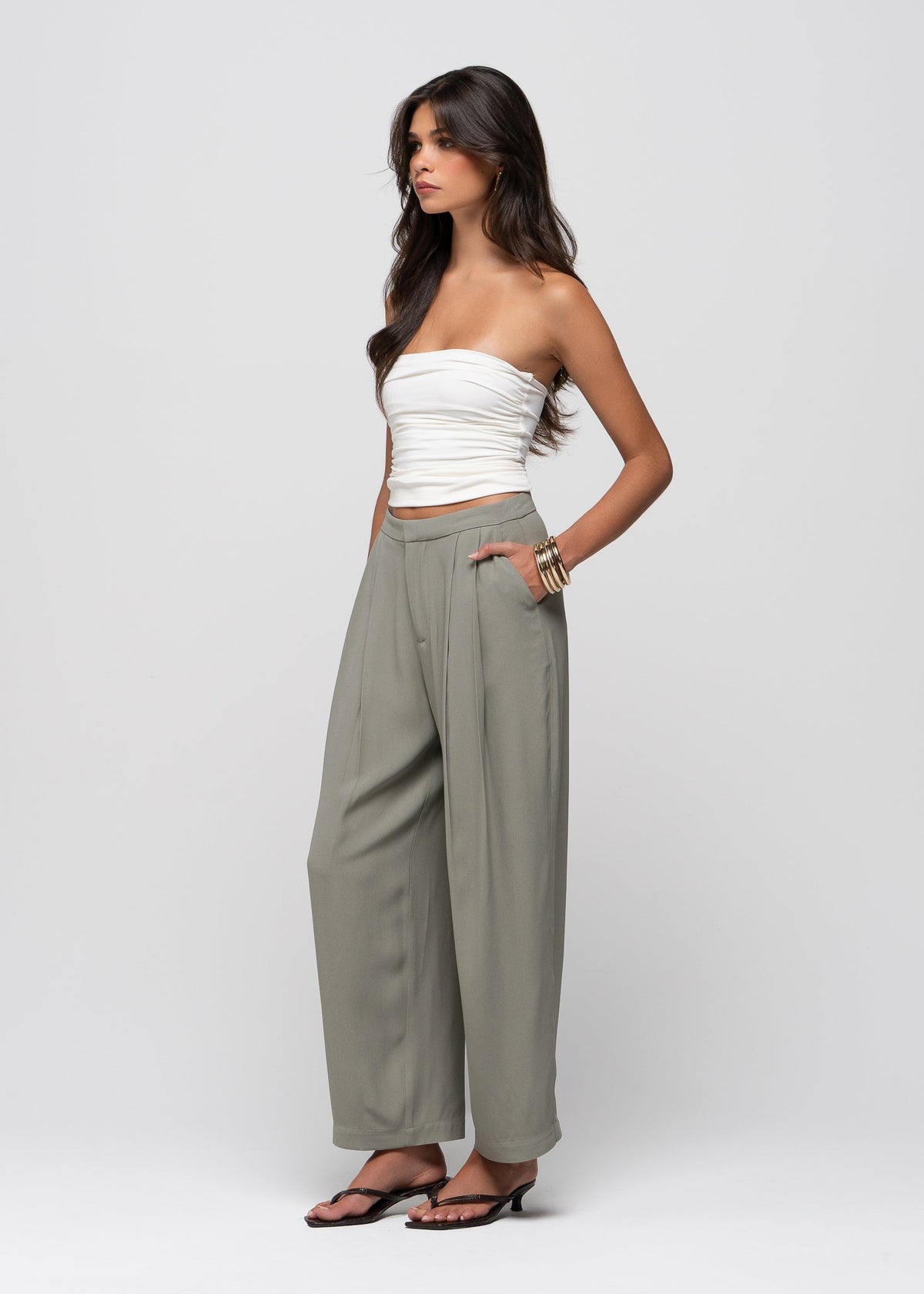 Pantalon Jade Balloon Mid-Waist