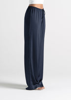 Pantalon Giulia Loose Satin - Navy