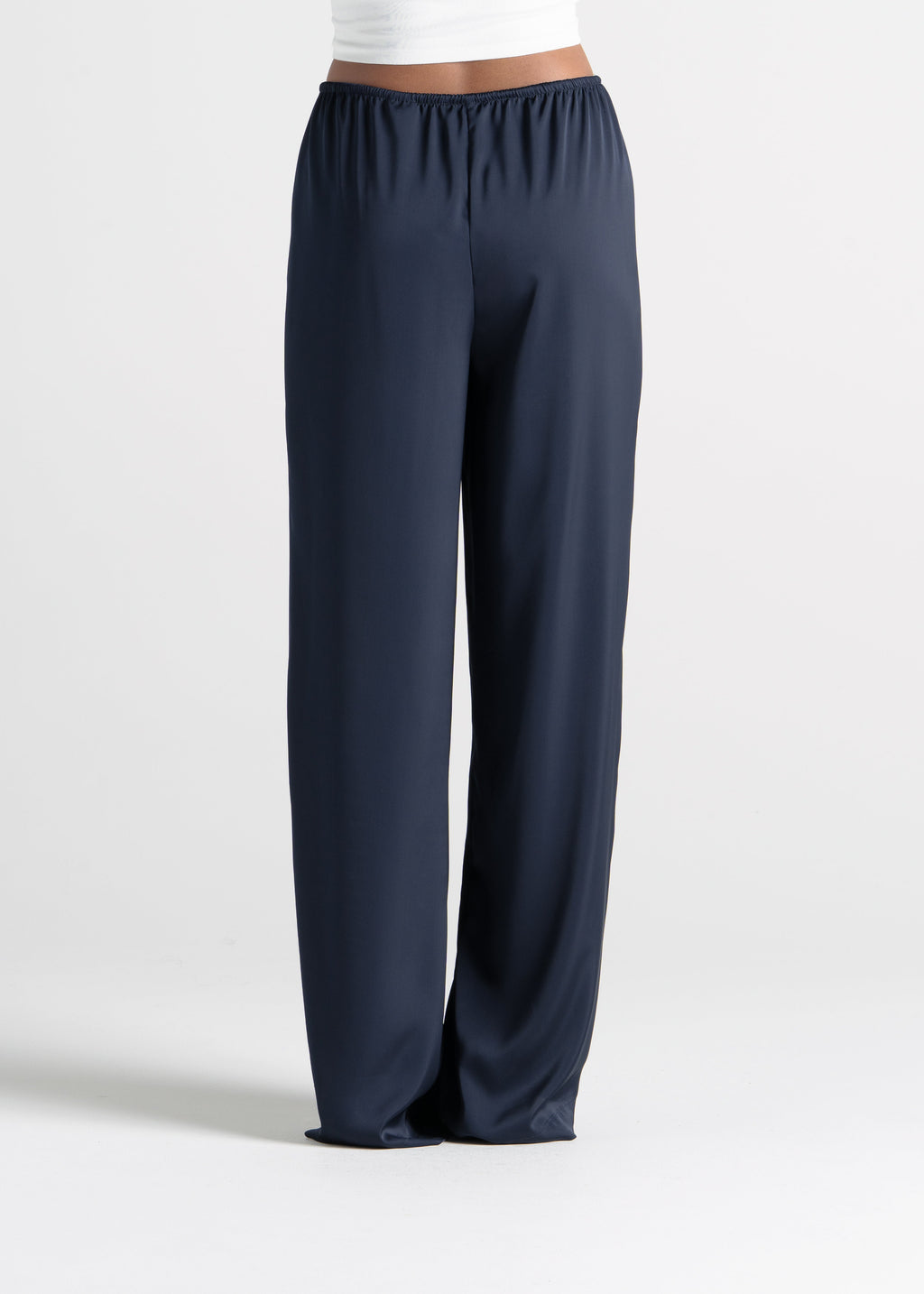 Pantalon Giulia Loose Satin - Navy