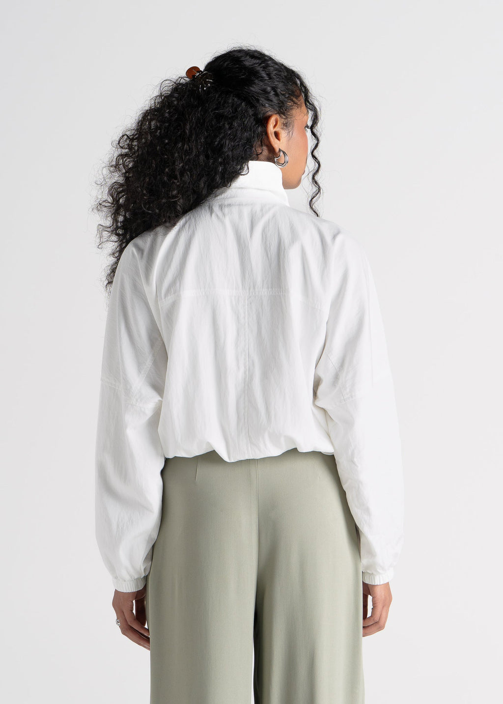 Coupe-Vent Carter High Neck – Ivory