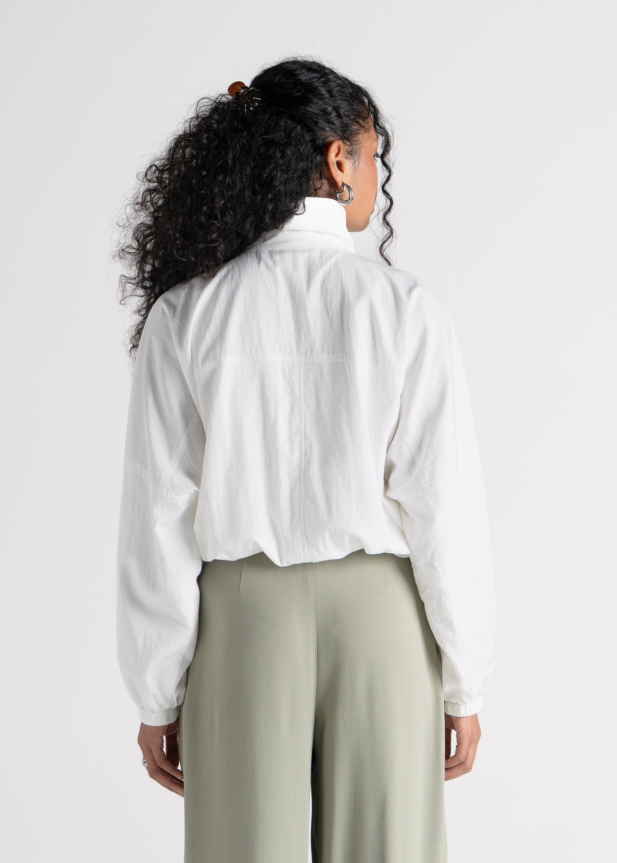 Coupe-Vent Carter High Neck – Ivory