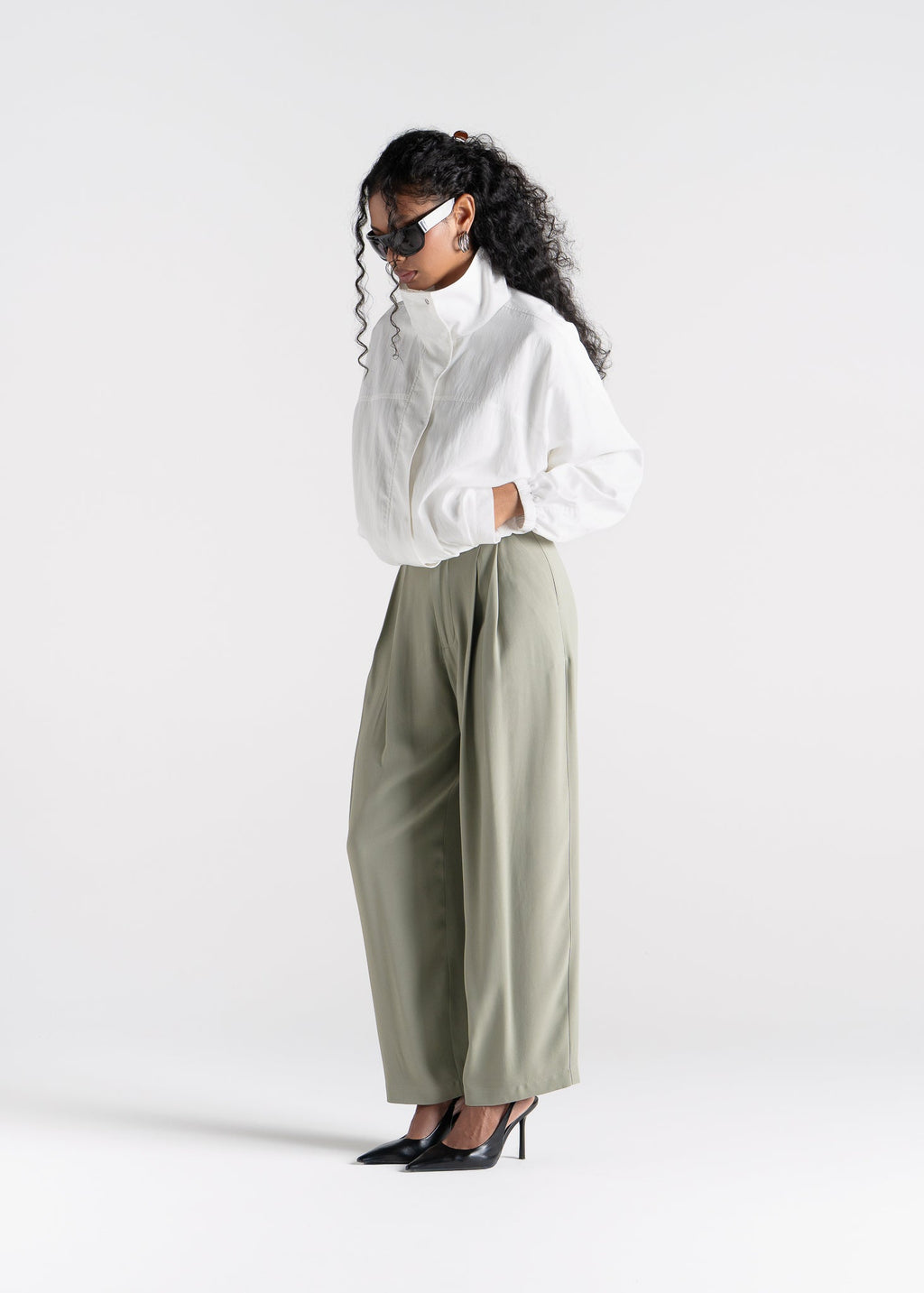 Coupe-Vent Carter High Neck – Ivory
