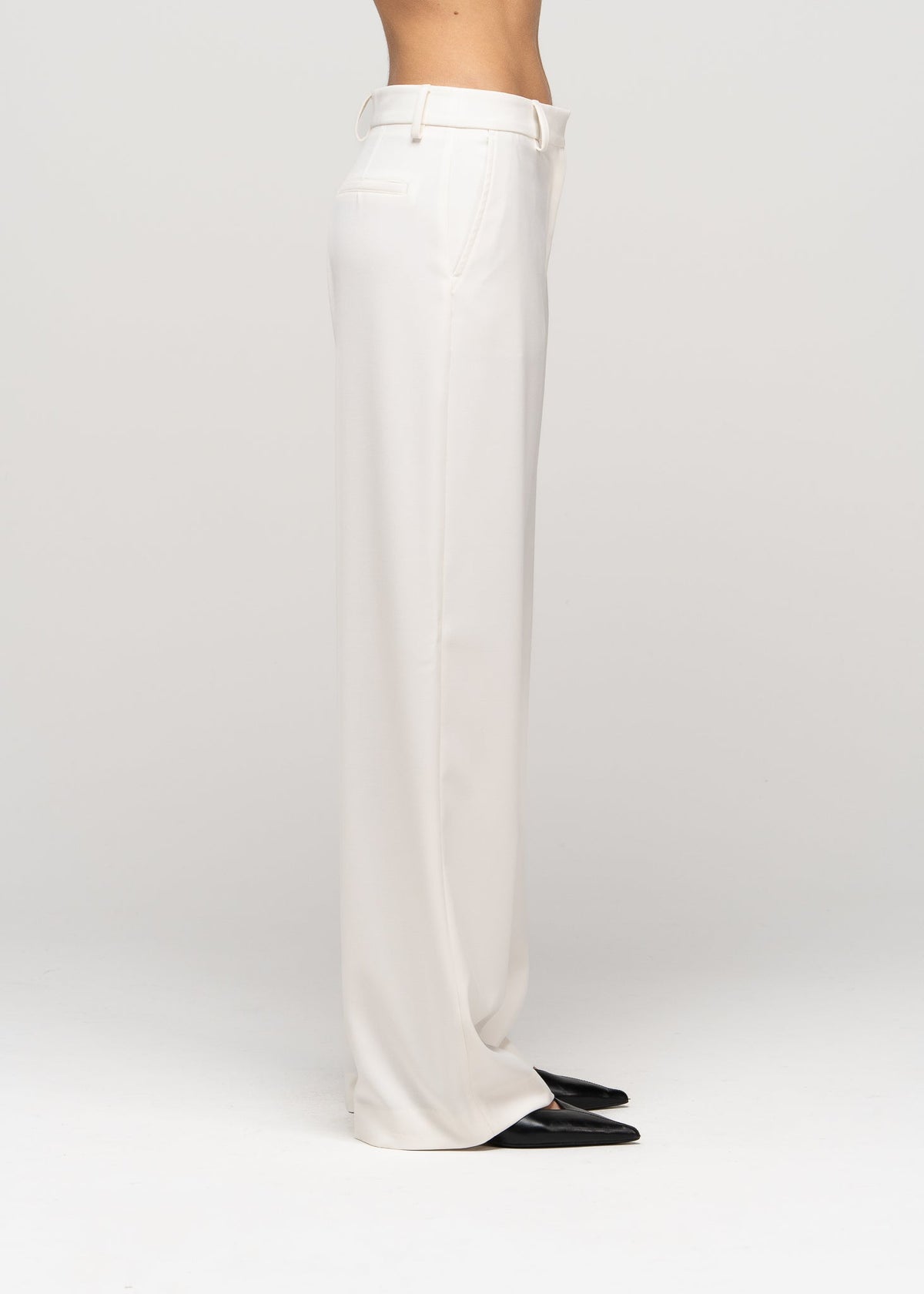 Pantaloni Jadis Mid-Waist Tailored - Off-White