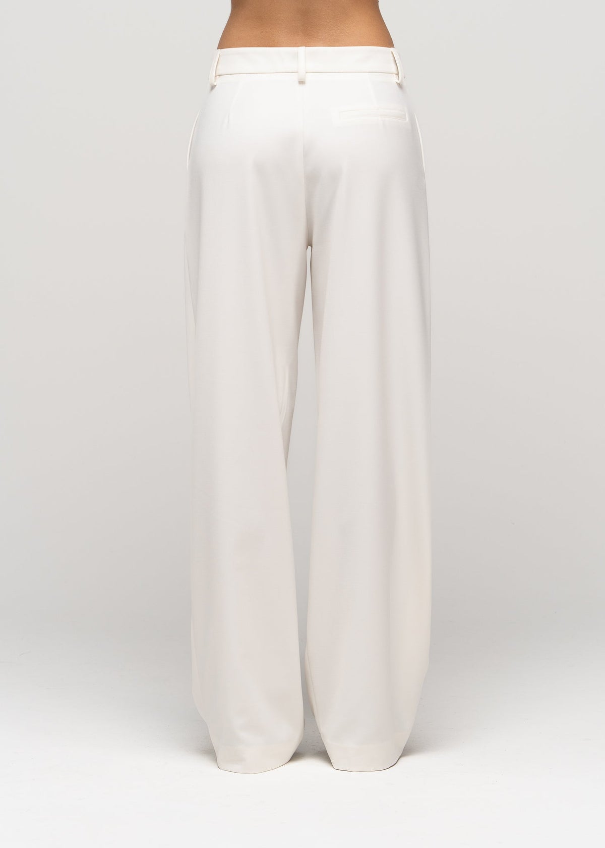 Pantaloni Jadis Mid-Waist Tailored - Off-White