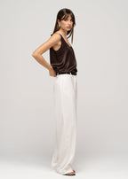 Pantaloni Jadis Mid-Waist Tailored - Off-White