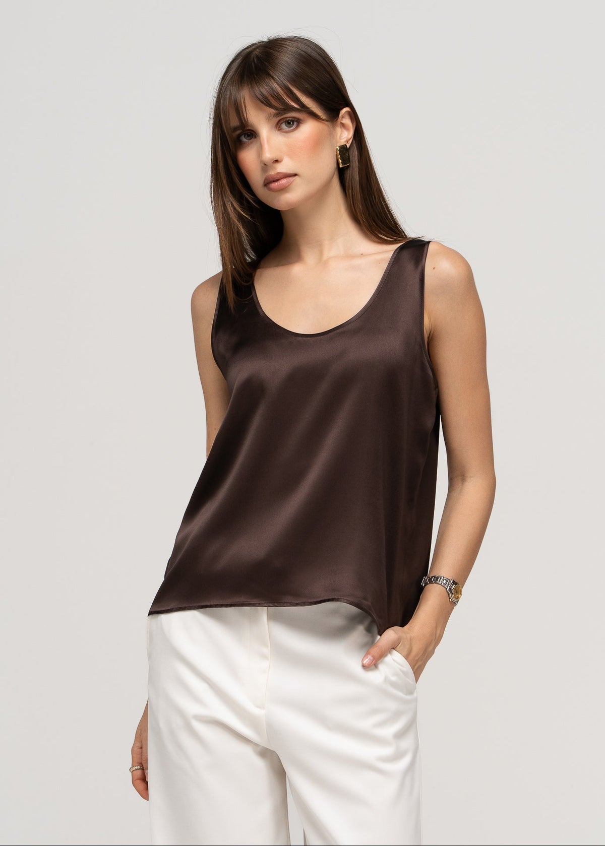 Top Farah Silk Loose