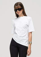 T-Shirt Nádia Asymmetric Shoulder Pad