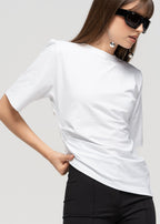 T-Shirt Nádia Asymmetric Shoulder Pad