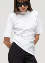 T-Shirt Nádia Asymmetric Shoulder Pad