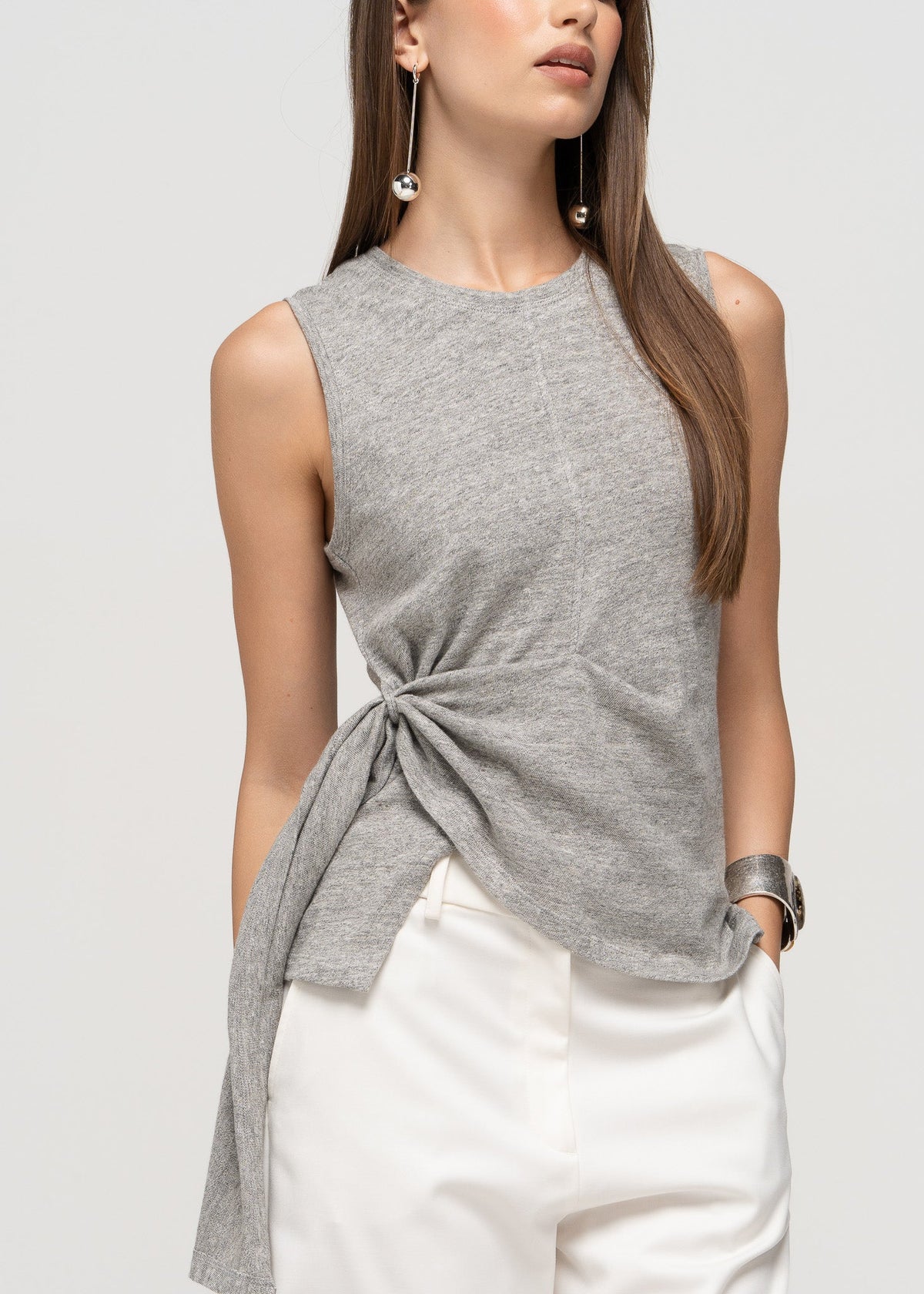 Canotta Bri Twisted - Grey