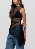 Top Notte Sheer Lace With