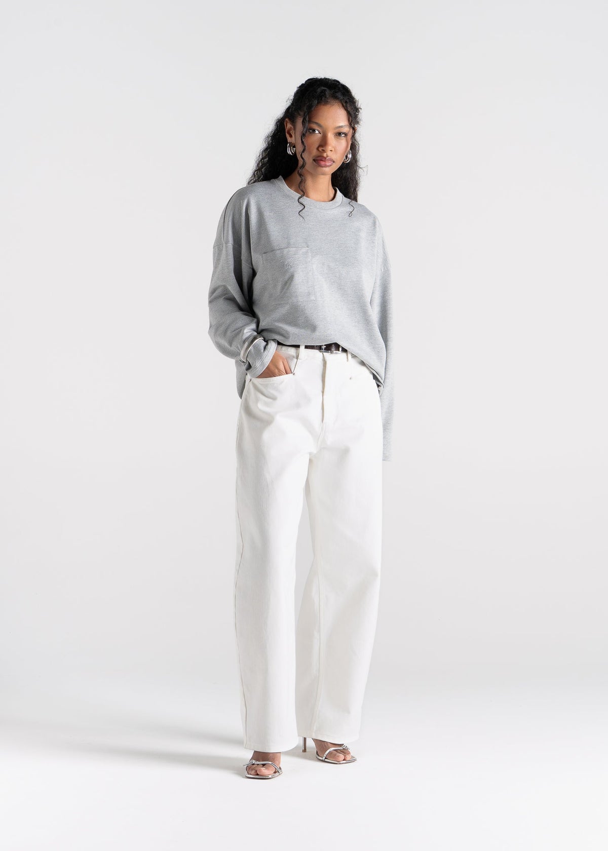 Top Manches Longues Brady Oversized - Grey