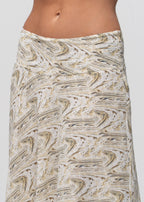Gonna Windy Mid-Waist Asymmetrical Midi