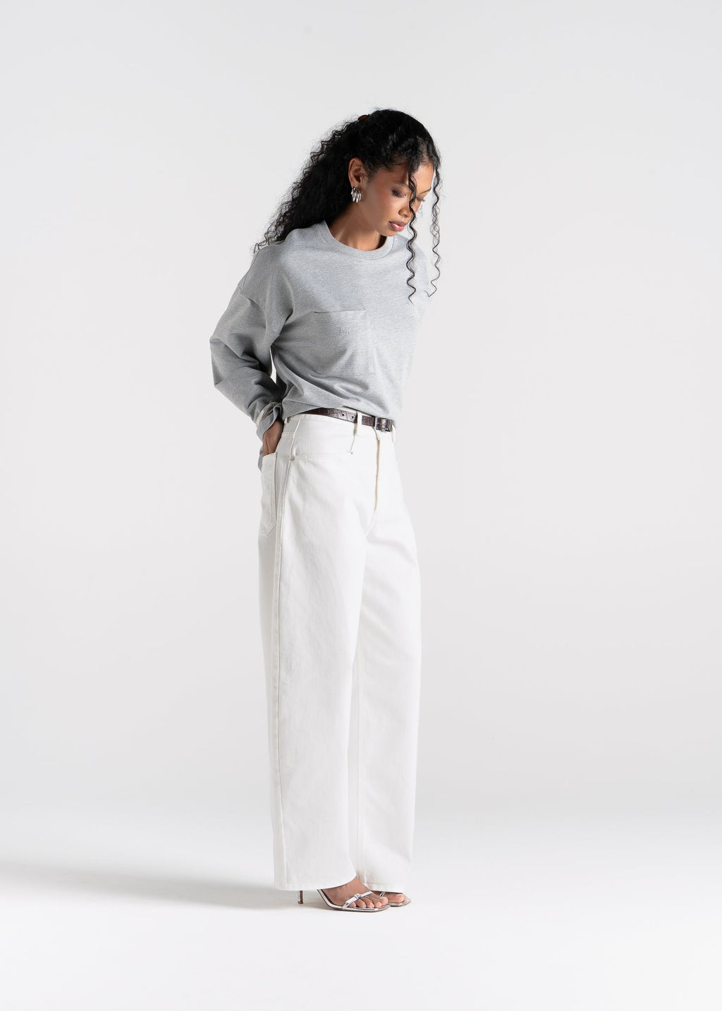 Top Manches Longues Brady Oversized - Grey