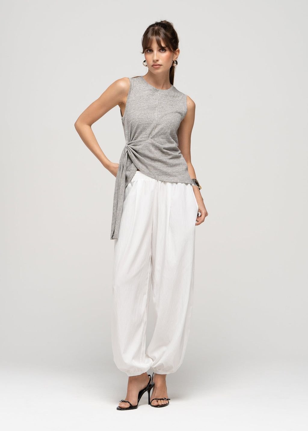 Pantalon Carter Parachute Balloon - Ivory