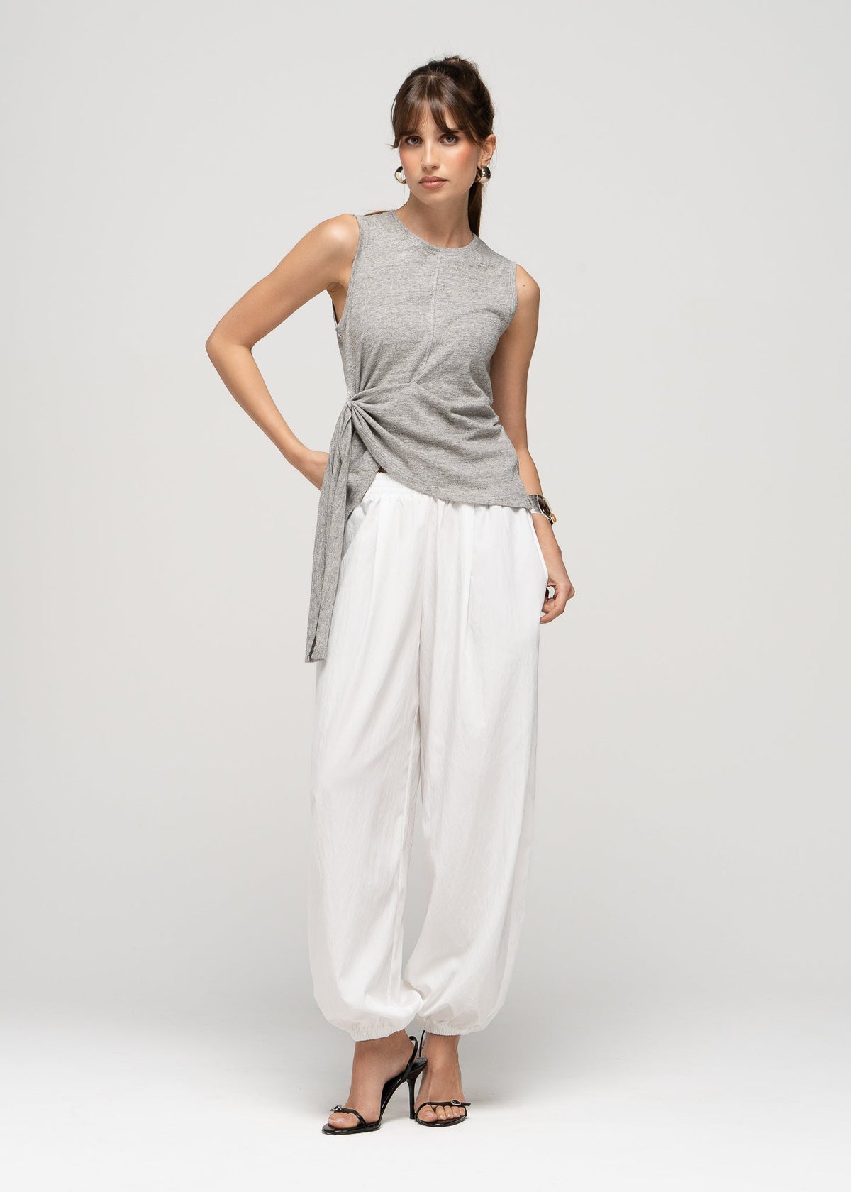 Pantalon Carter Parachute Balloon - Ivory