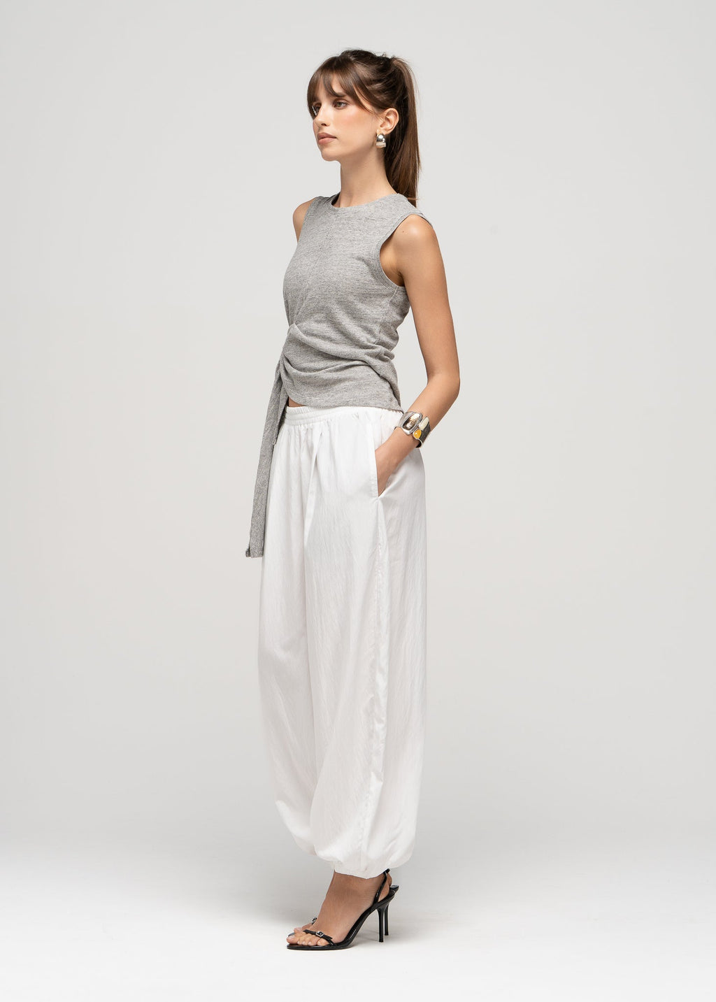 Pantalon Carter Parachute Balloon - Ivory