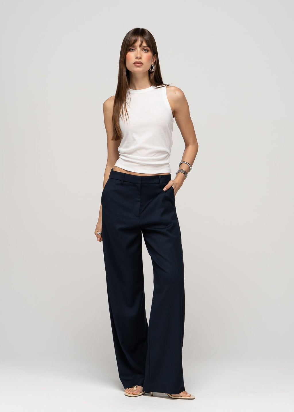 Top Smanicato Everyday Loose - Bianco