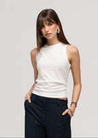 Top Smanicato Everyday Loose - Bianco