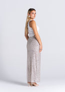 Jupe Estrella Sequins Maxi