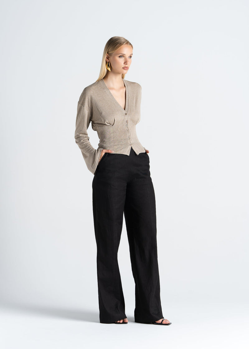 Blouse D'Arc - Taupe