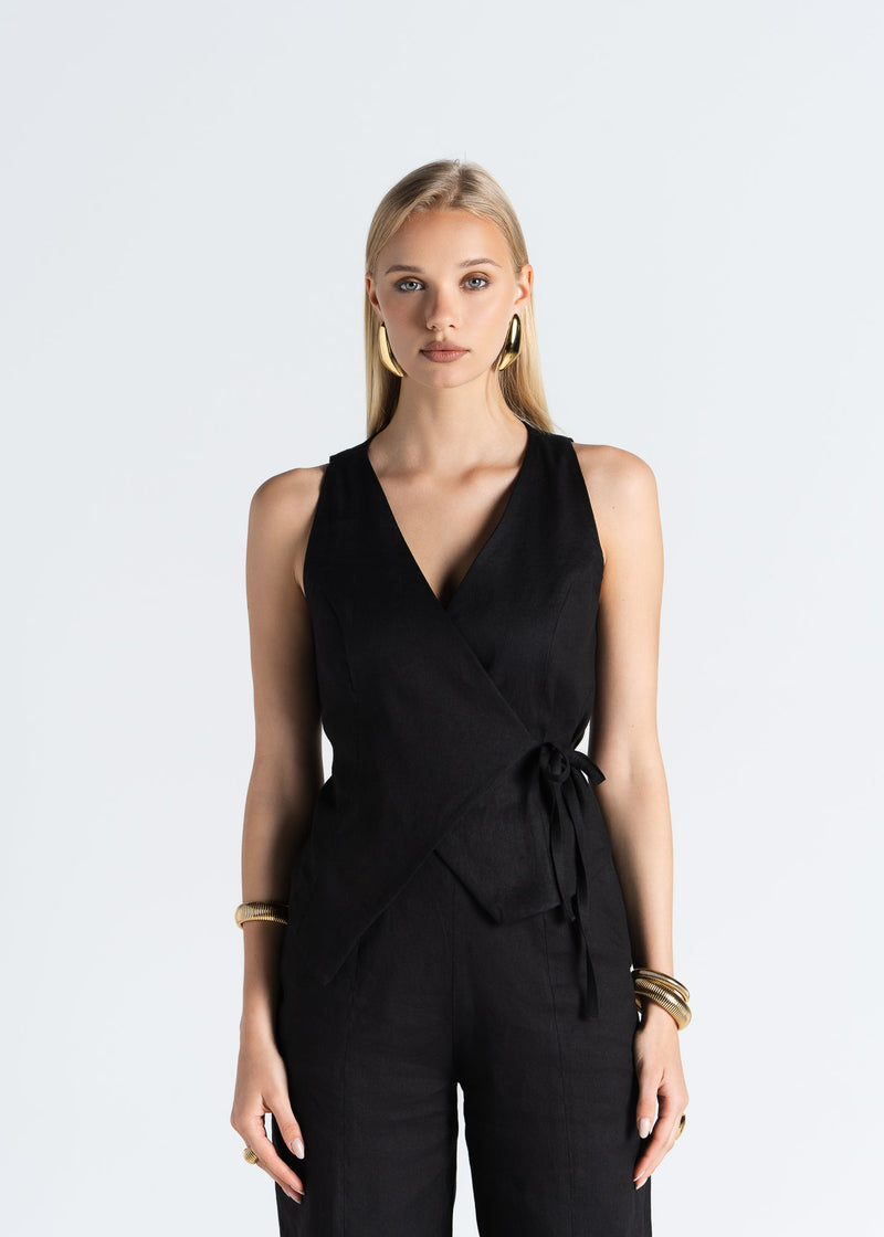 Top Elise Linen Vest