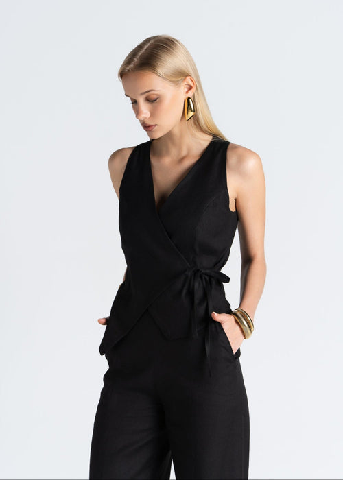Top Elise Linen Vest