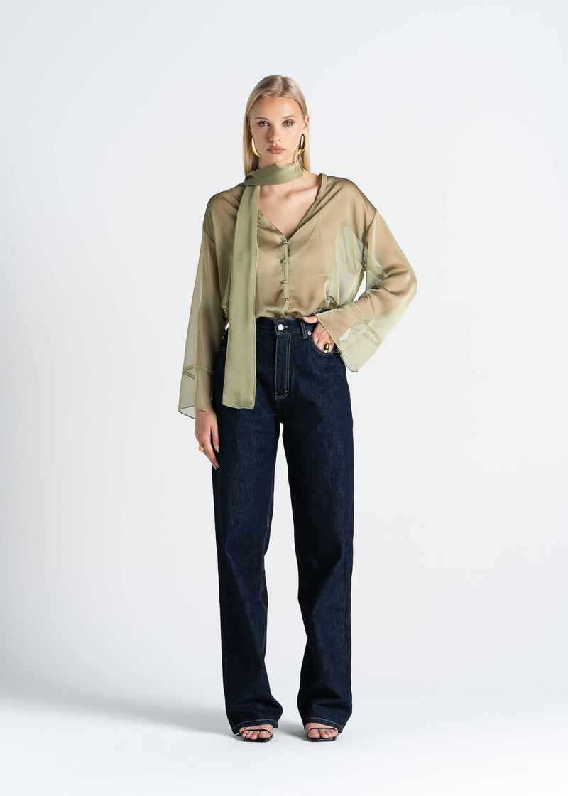 Jean Knox Relaxed Straight - Dark Wash