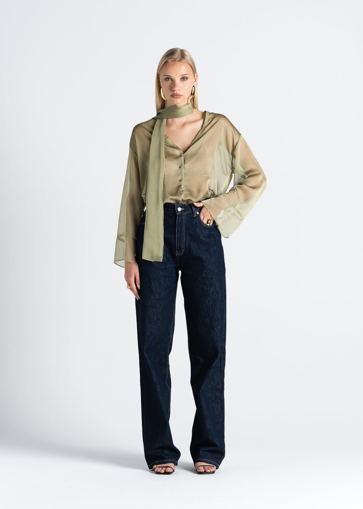 Knox Relaxed Straight Jeans - Dark Wash
