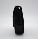 Bolso vintage de satén negro
