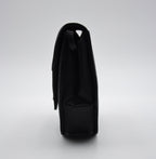 Vintage Black Satin Bag